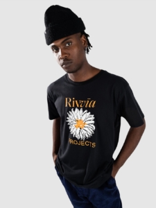 Rivvia Projects Blossom T-Shirt Zwart