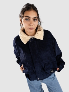 Blue Tomato Fat Cord Bomber Jas Blauw Depths