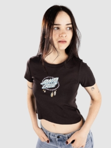 Santa Cruz Barbed Oval Dot Front T-Shirt Ground Coffee