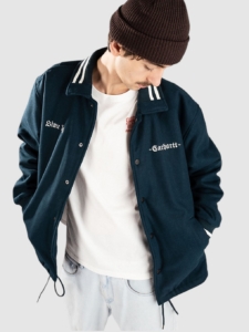 Carhartt WIP Wool Coach Jas Deep Lagoon/wax