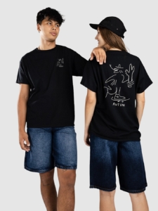 Autumn Headwear Route T-Shirt Zwart