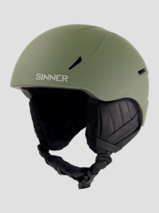 Sinner Crest Helm Matte Moss Groen