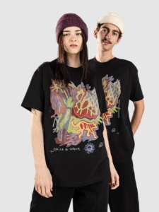 Smile And Wave Luna T-Shirt Zwart