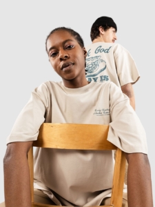 Another Cotton Lab Pie Day T-Shirt Creme