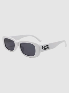 A Lost Cause Hype White Zonnebril Smoke
