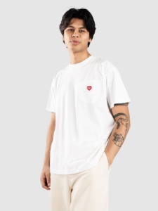 Carhartt WIP Pocket Heart T-Shirt Rood