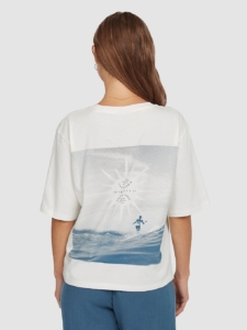 O’Neill Summer Musthaves Back Print T-Shirt Snow Wit