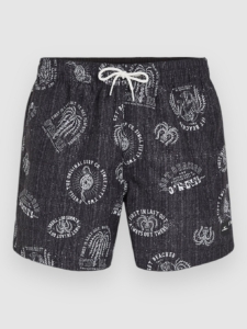 O’Neill Cali Print 15” Boardshorts Zwart Mystical