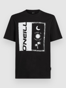 O’Neill Front Print T-Shirt Zwart Out