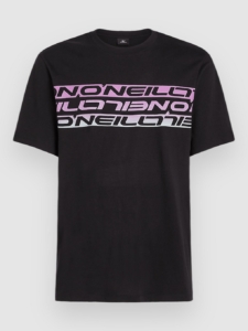 O’Neill Stripe T-Shirt Zwart Out
