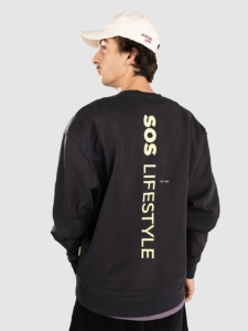 SOS Bovec Crew V1 Sweater Blauw Graphite