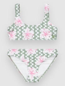 Roxy Kids Bikini Set Basil Party Waves Rg