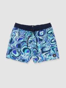 Volcom Lido Print Trunk 16 Boardshorts Blauw