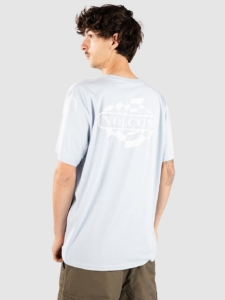 Volcom Startlog Bsc T-Shirt Carolina Blauw
