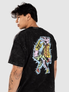 Volcom Fa Bob Mollema 1 T-Shirt Light Acid Zwart