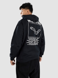 A.LAB Wanted Black Hoodie Zwart