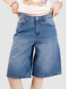 REELL Sienna Baggy Korte Broek Classic Light Blauw Stone