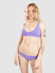 Rip Curl Custom Rib Halter Bikini Top Paars