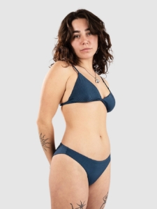 Rip Curl Modern Rib Fixed Tri Bikini Top Blauw