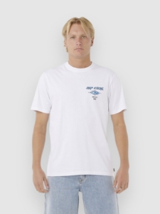 Rip Curl Fade Out Icon T-Shirt Wit