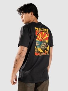 Rip Curl Keep On Trucking T-Shirt Washed Zwart