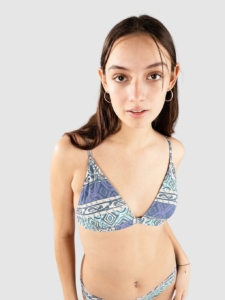 Quiksilver Champion Sound Bikini Top Aqua Sky Global Heat