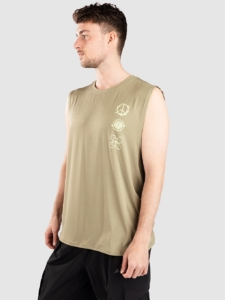 Quiksilver Lap Time Muscle Tanktop Aloe