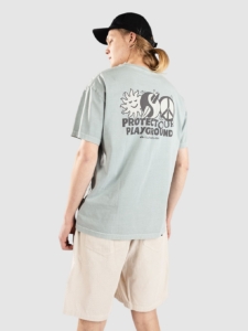Quiksilver Wake Up World T-Shirt Chinois Groen