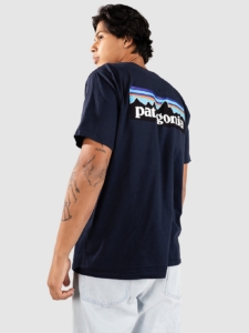 Patagonia P-6 Logo Responsibili T-Shirt Blauw