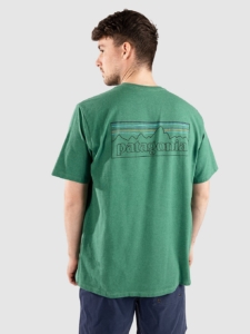 Patagonia P-6 Logo Responsibili T-Shirt P6 Outline/heartleaf Grn
