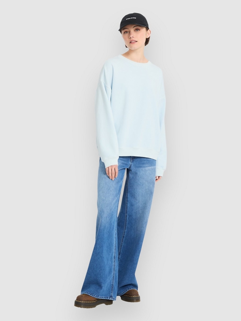 Volcom Stone Soft Crew Sweater Light Blauw Acid