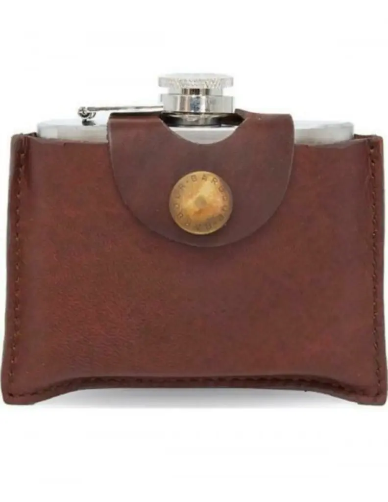 4Oz Hinged Hip Flask Bruin