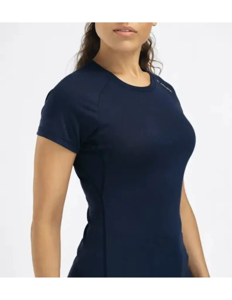 Aclima LightWool 140 Trail Tee Dames Marineblauw