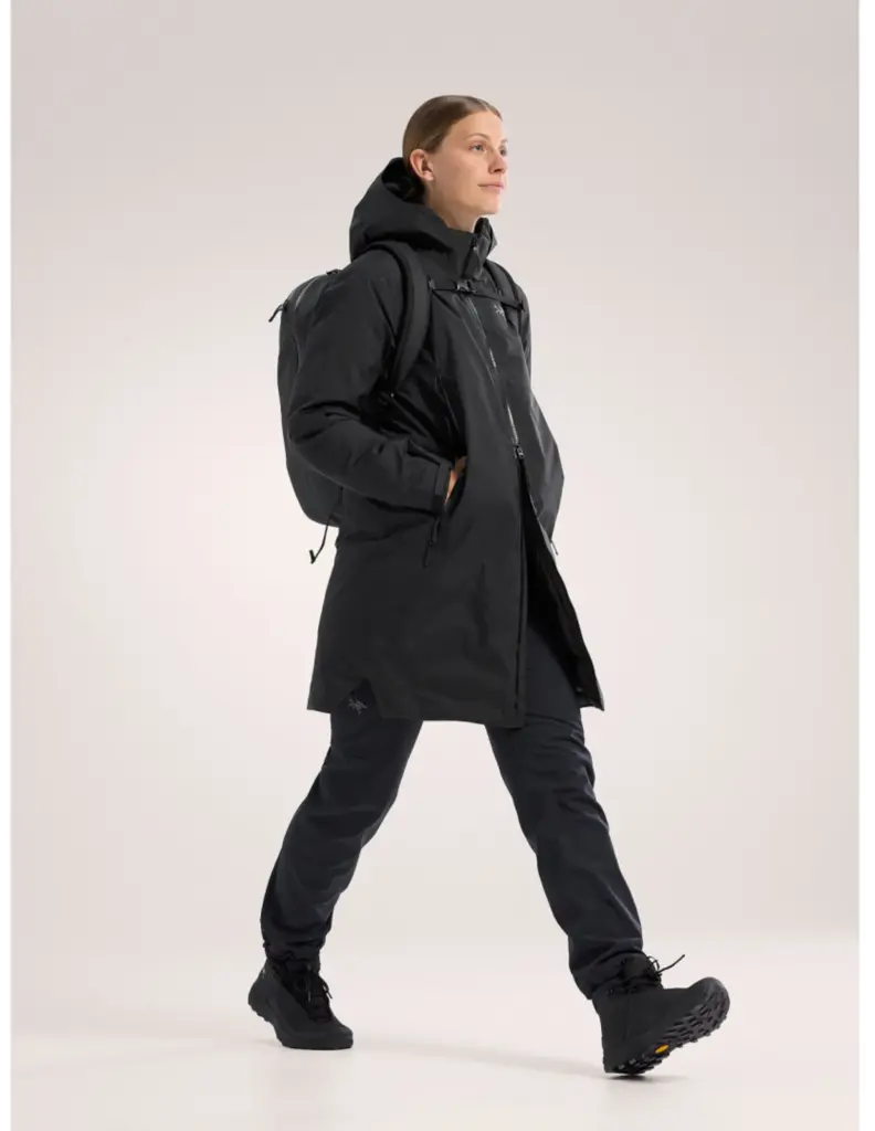 Arc’eryx Beta Down Parka Dames Zwart