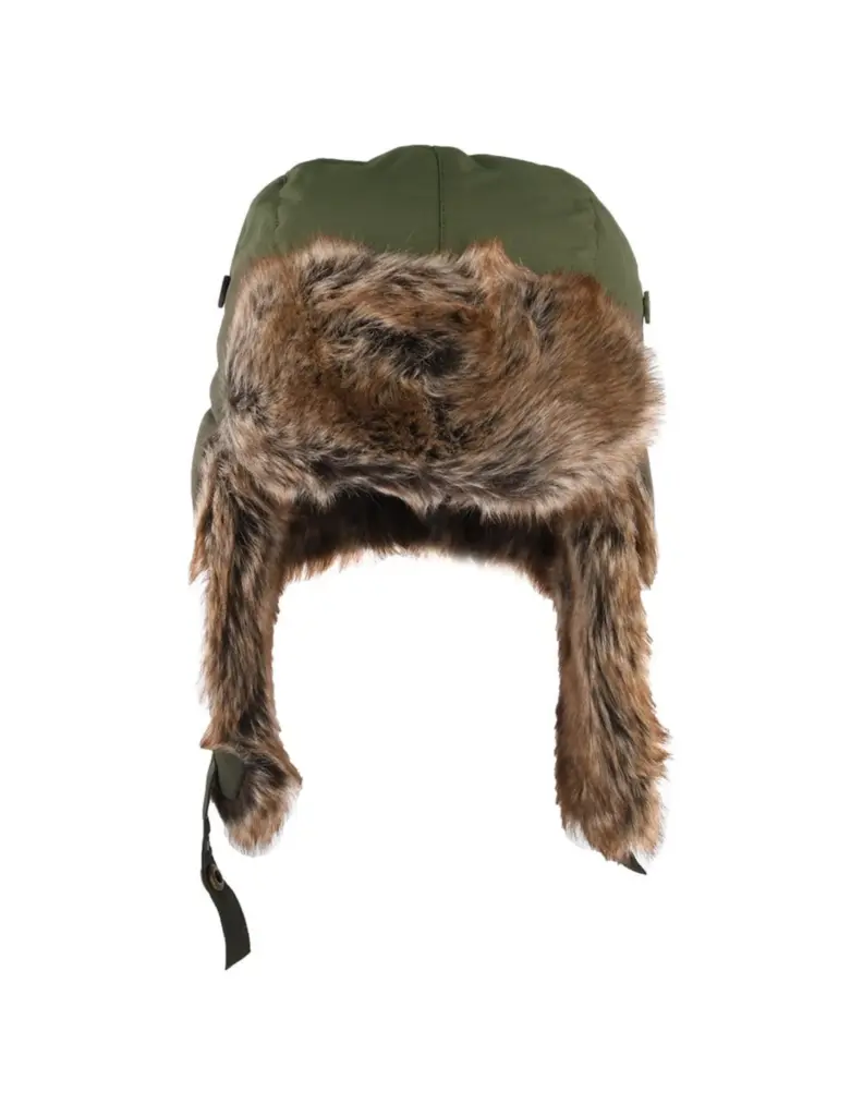 Barbour Cleadon Trapper Hat Dark Olive