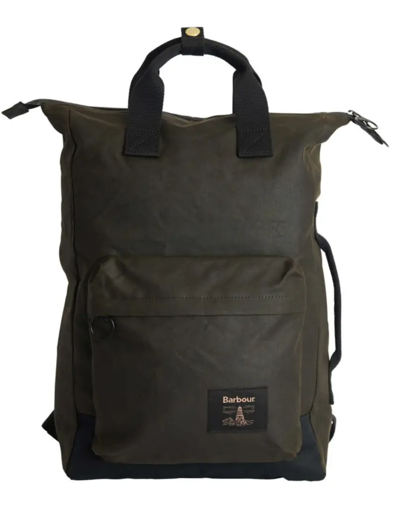 Barbour Field Wax Backpack Zwart