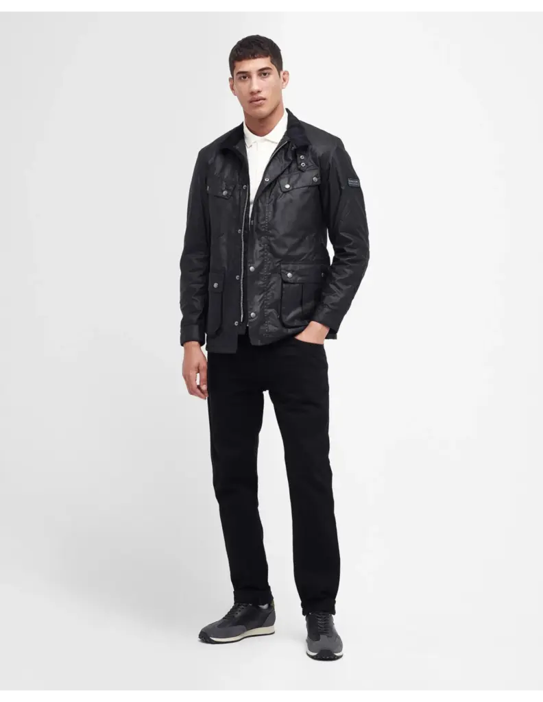 Barbour Interanational Duke Wax Jacket Zwart