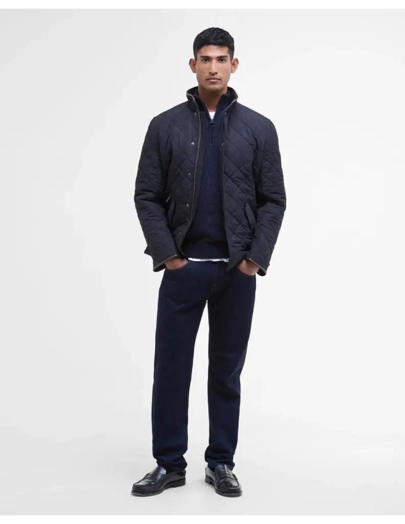 Barbour Powell Quilted Jacket Blauw