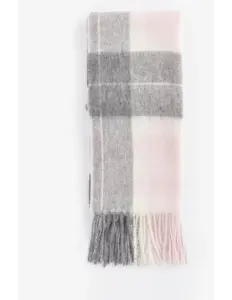 Barbour Tartan Shawl Grijs
