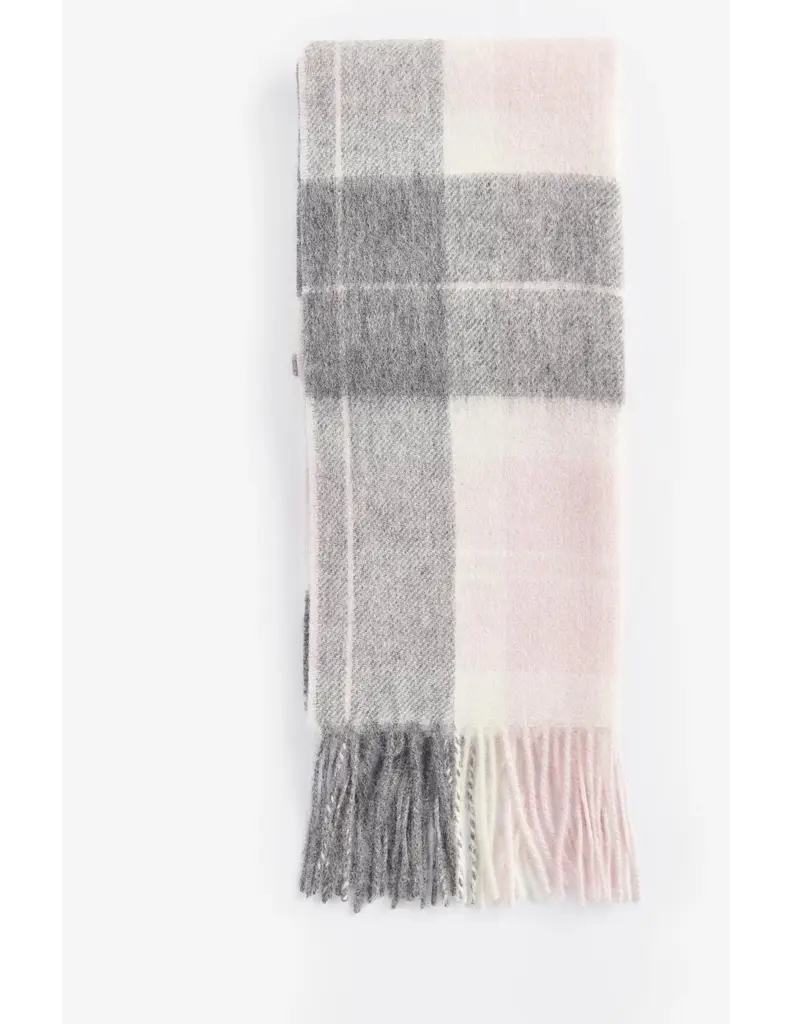 Barbour Tartan Shawl Grijs