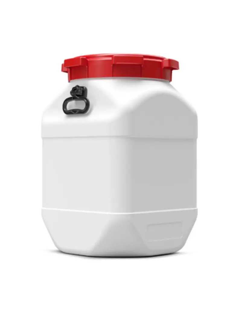 Basic Nature Rechthoekig Vat Met Deksel Wit