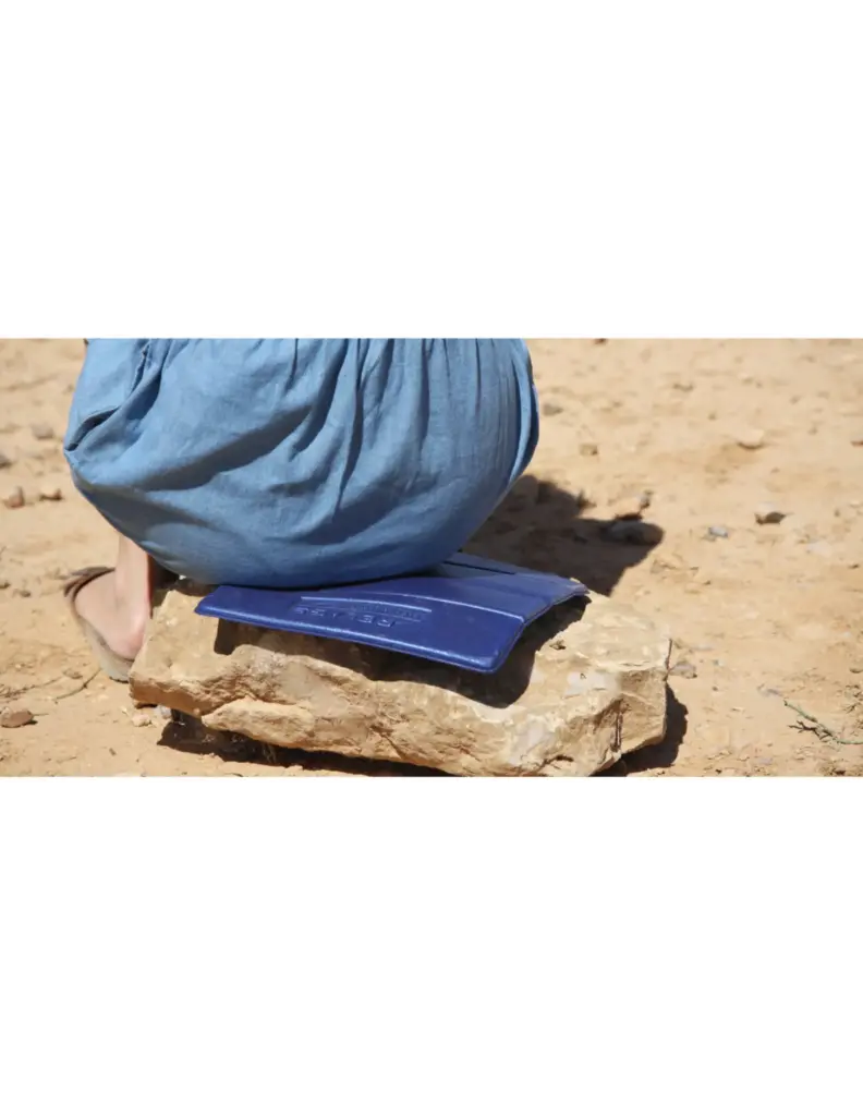 BasicNature Foldable Seat Cushion Blauw