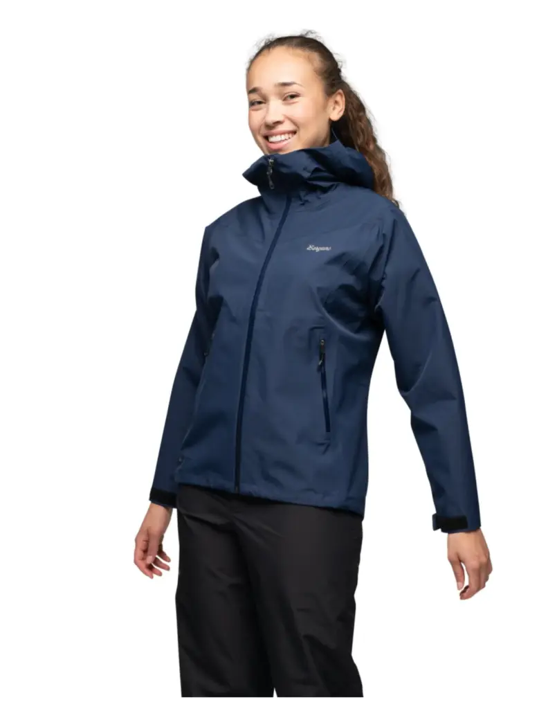 Bergans Essentials 2.5L Shell Jacket Dames Marineblauw Blauw