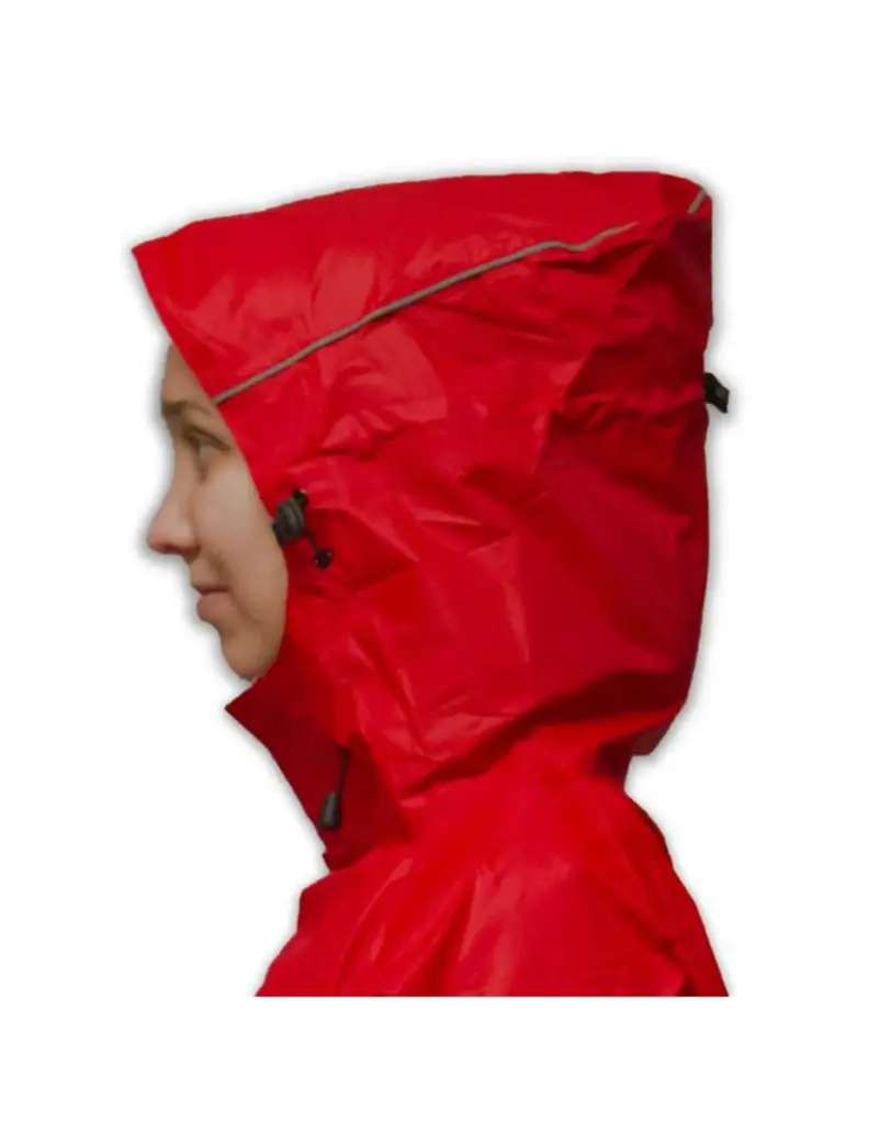 Bicycle poncho Rood