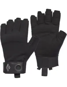 Black Diamond Crag Half-Finger Gloves Zwart