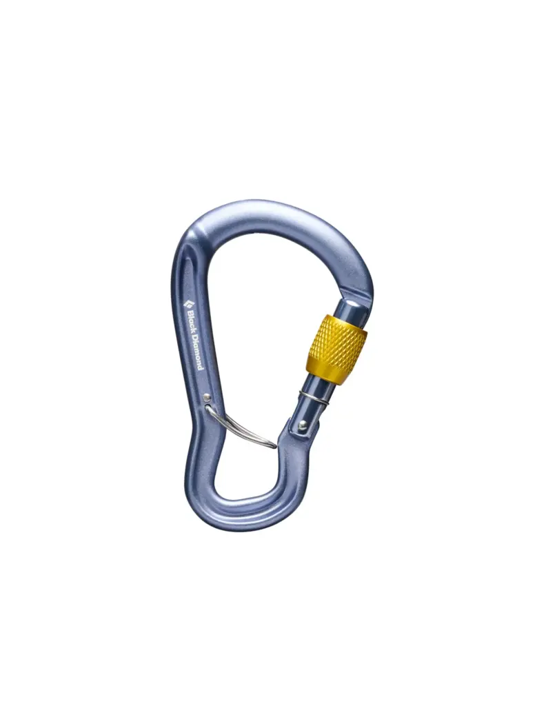 Black Diamond Gridlock Screwgate Carabiner Grijs