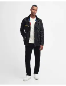 Bourbour International Union Jack Wax Jas (Maat – L, Kleur – )