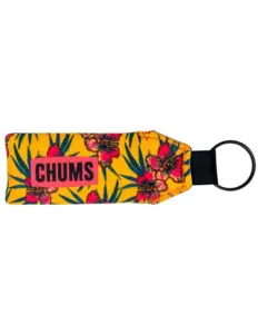 Chums Floating Neo Keychain Neon Hibiscus