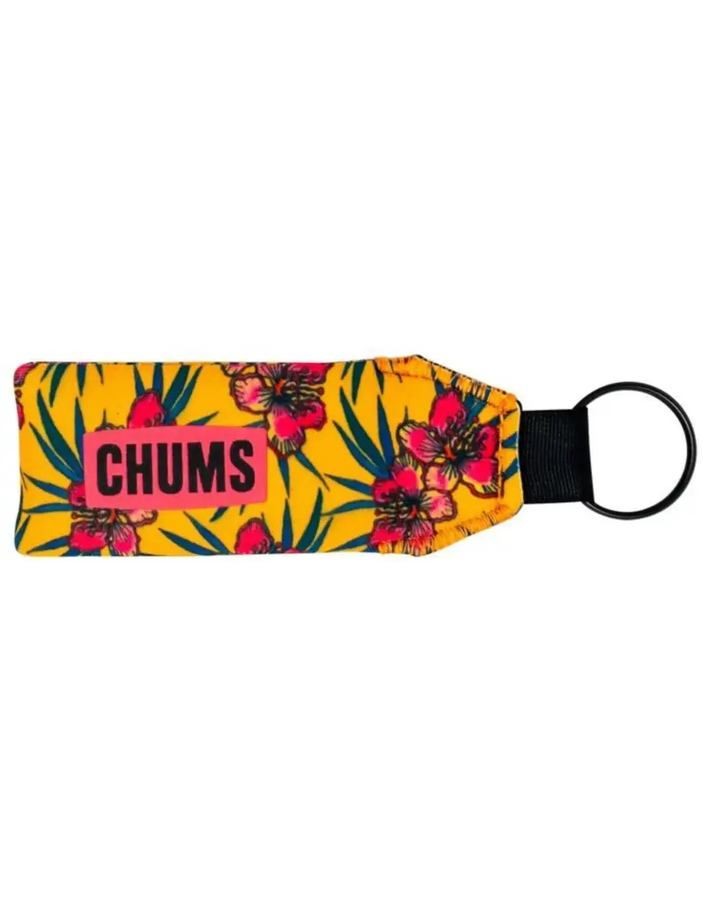 Chums Floating Neo Keychain Neon Hibiscus