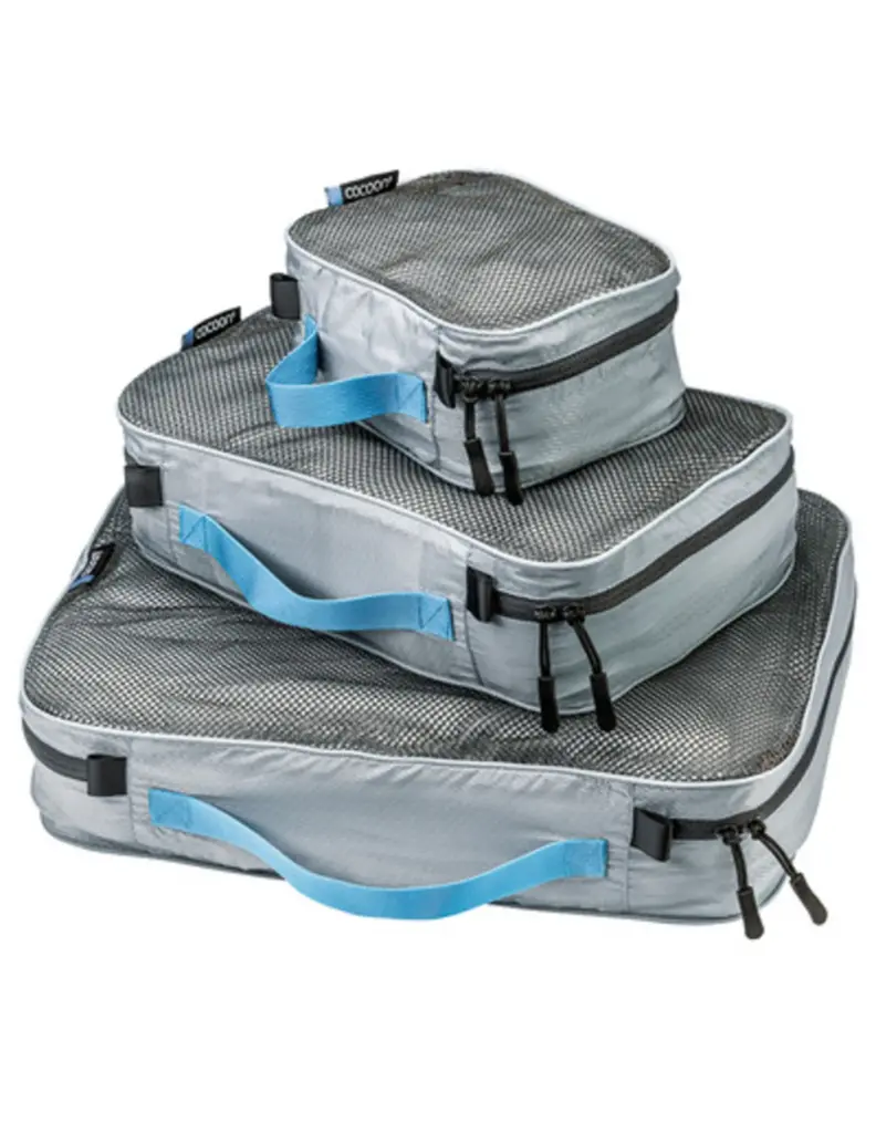 Cocoon Packing Cube Ultralight – Set 3pcs Storm Blauw
